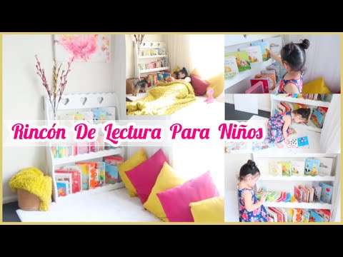 ¿Cómo puedo crear una biblioteca o rincón de lectura casero?